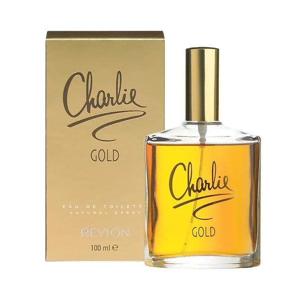 Revlon Charlie Gold Eau De Toilette 100ml Unisex Floral Spray